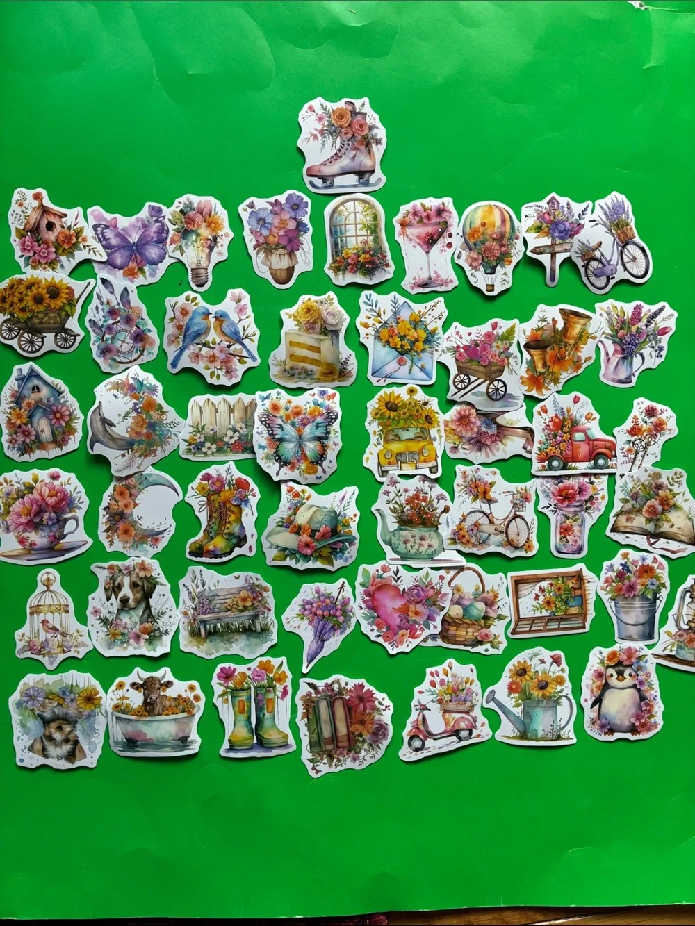 Floral Stickers - 300+ assortment